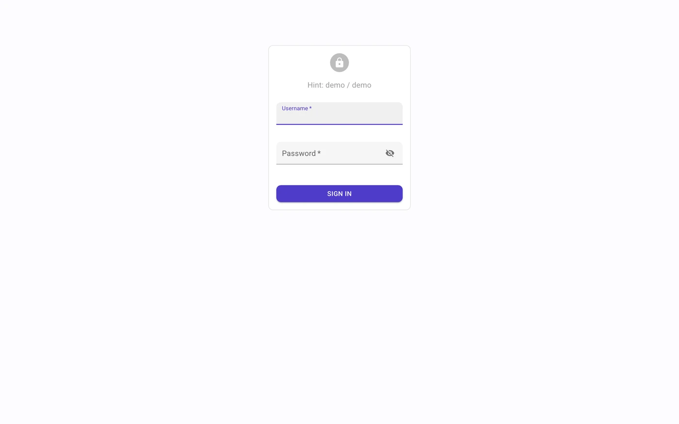 React-admin Posters Galore captured interface