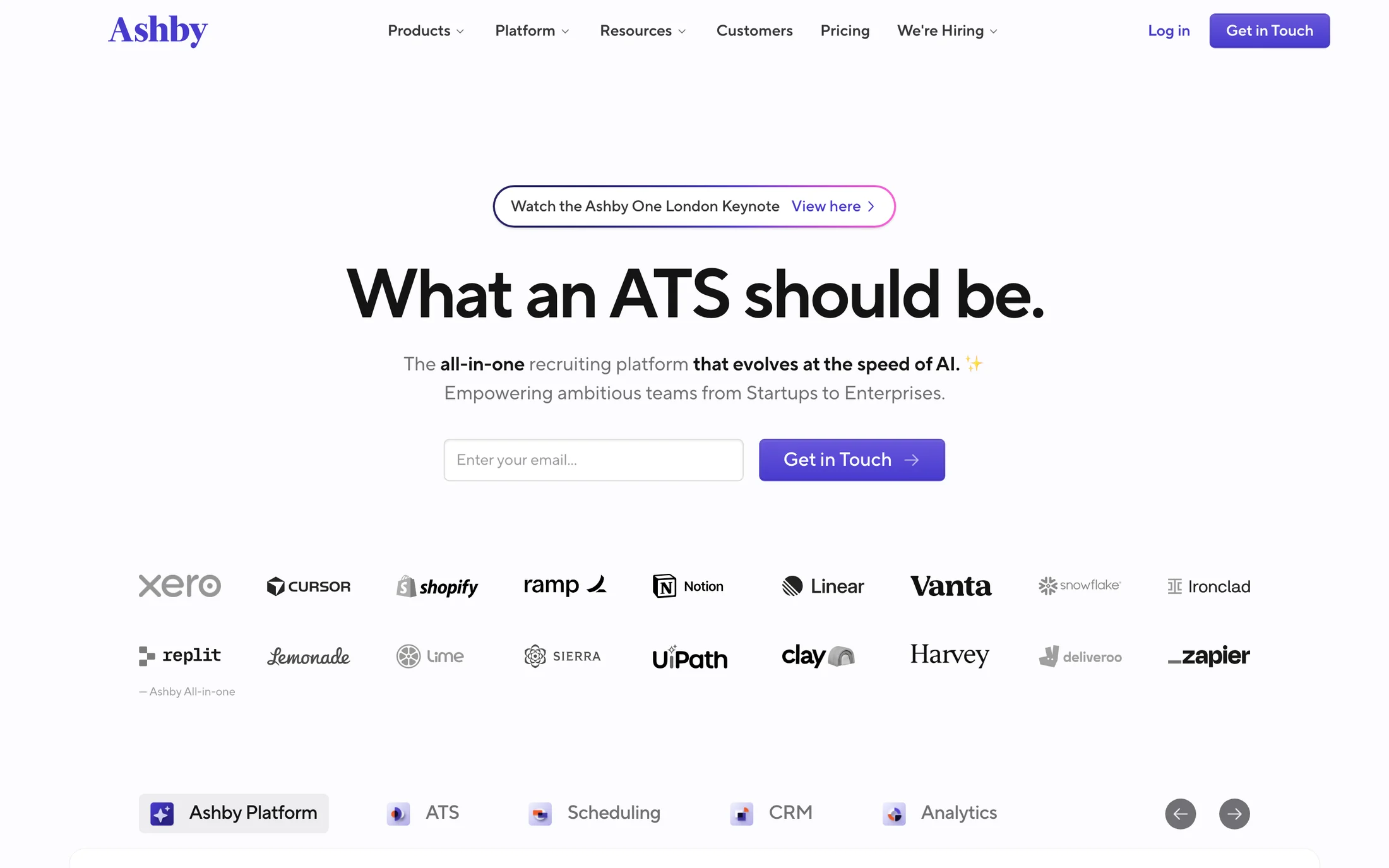 Ashby website color scheme