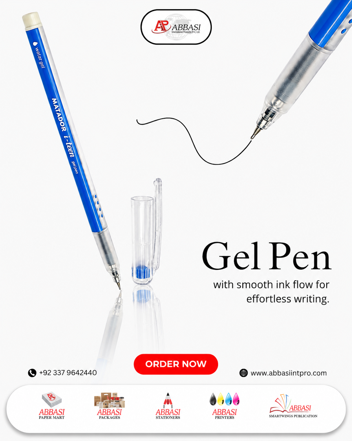 Instagram post: Ink-flow line reinforces smooth writing