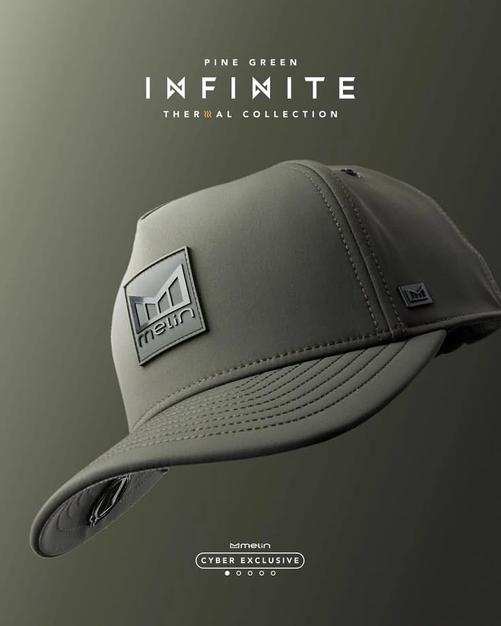 Hats & Caps creative ad: Premium product presentation and typography