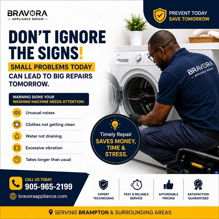 Appliance Repair creative ad: Warning-signs campaign creates useful service metaphor