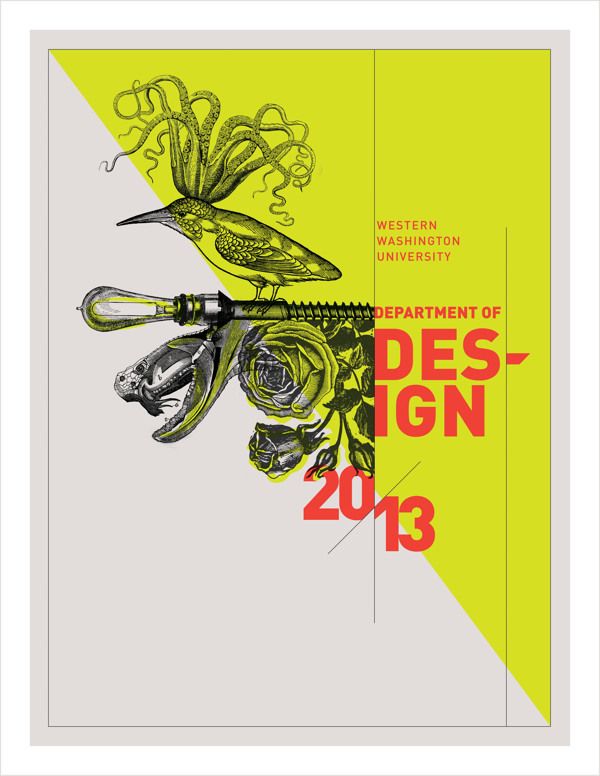 Instagram post: Striking illustrated design-department composition