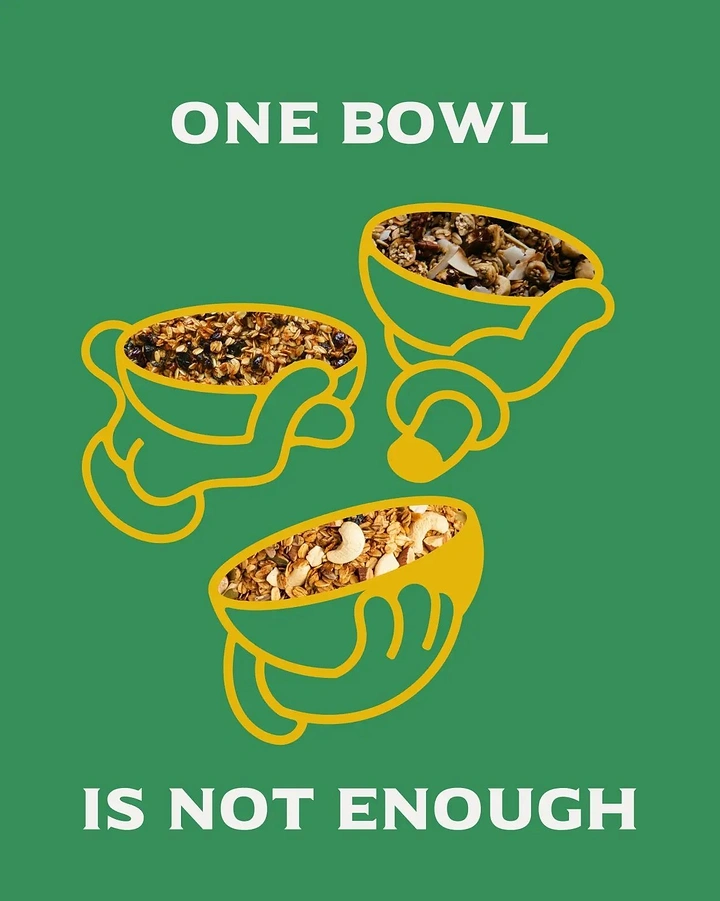 Salad Bars & Healthy Restaurants creative ad: Mixed media multiplying bowls concept