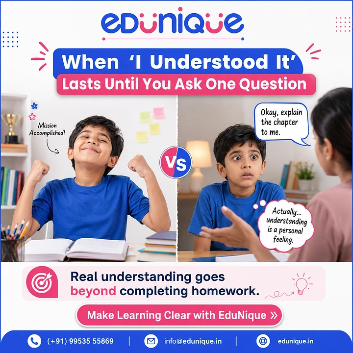 Online Courses & E-learning creative ad: Split-screen misunderstanding versus clarity