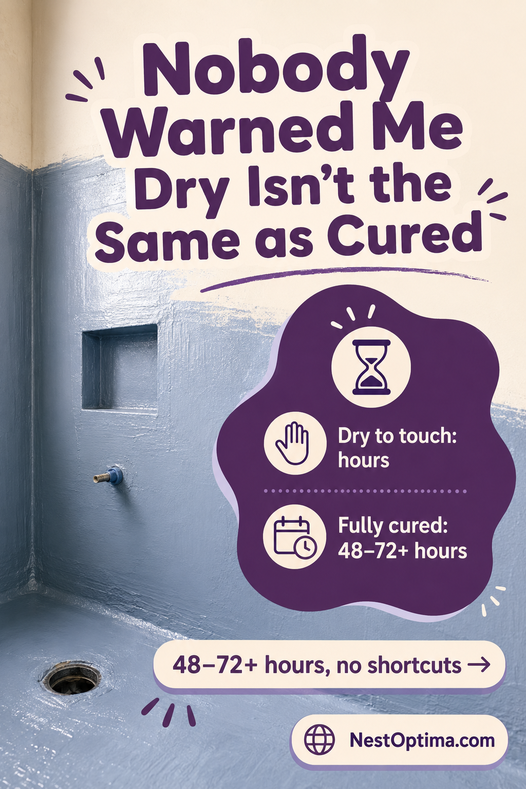 Story: Dry-versus-cured waterproofing concept