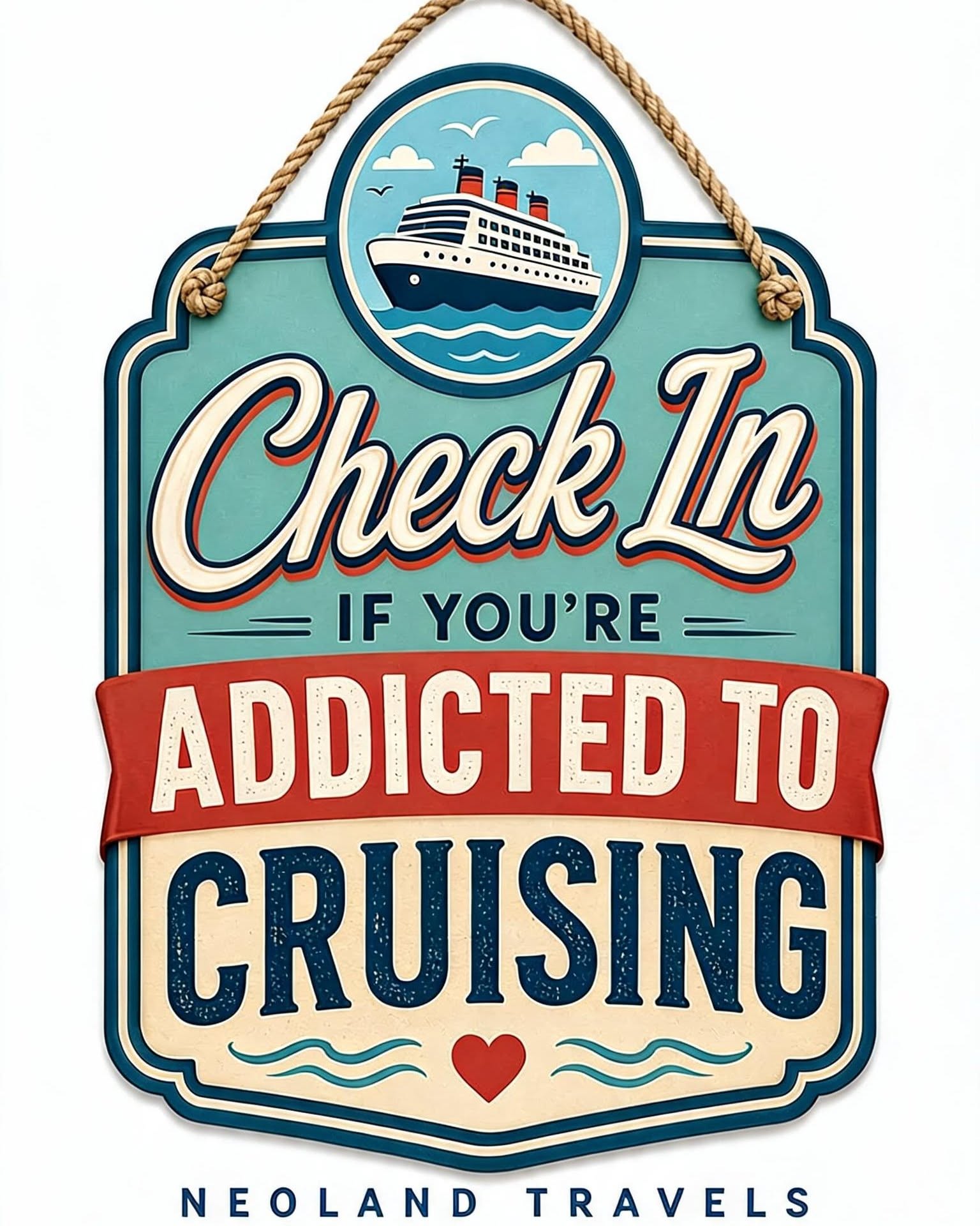 Instagram post: Vintage badge turns cruise obsession into identity