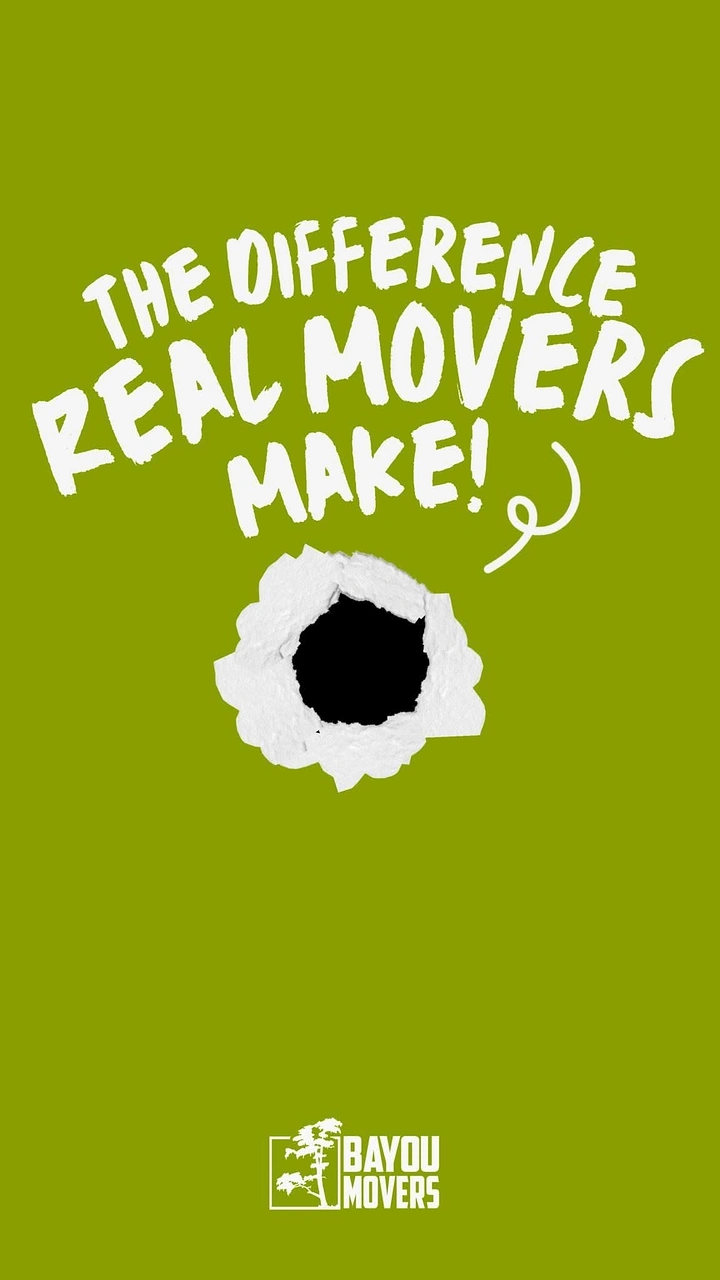 Movers & Packers creative ad: Hole in wall hints at careless movers