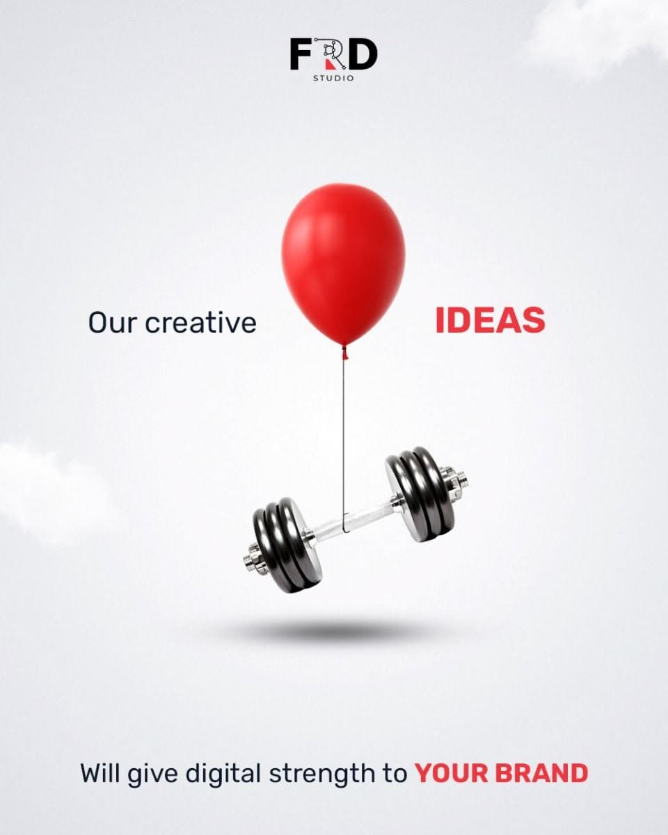 Instagram post: Balloon lifting dumbbell: ideas give strength