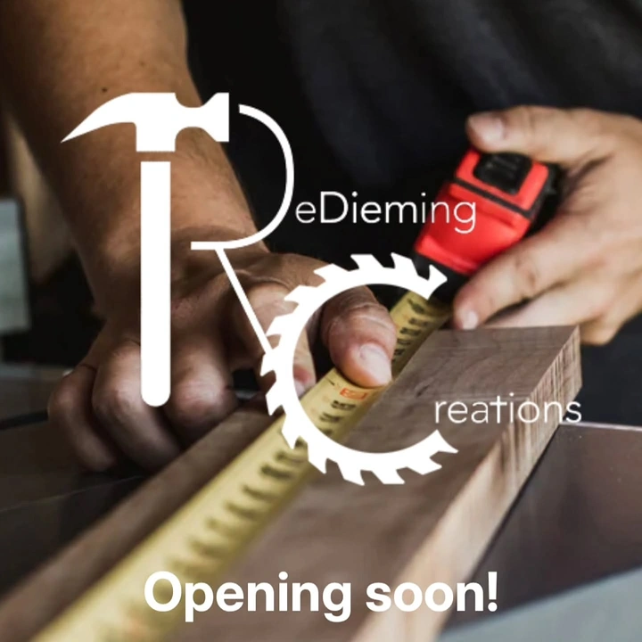 Carpenters & Woodwork creative ad: Hammer and saw blade form logo letters