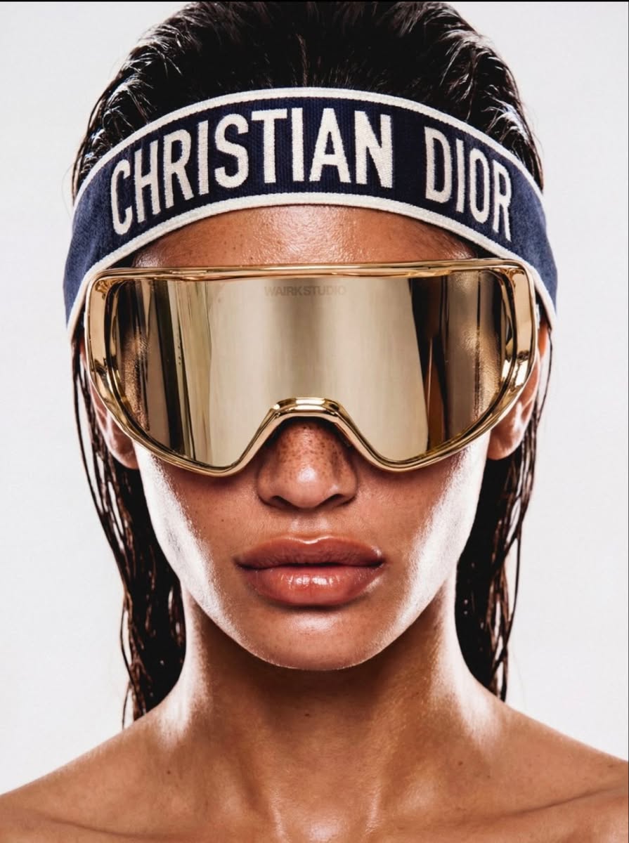 Instagram post: Exceptional Dior fashion campaign portrait