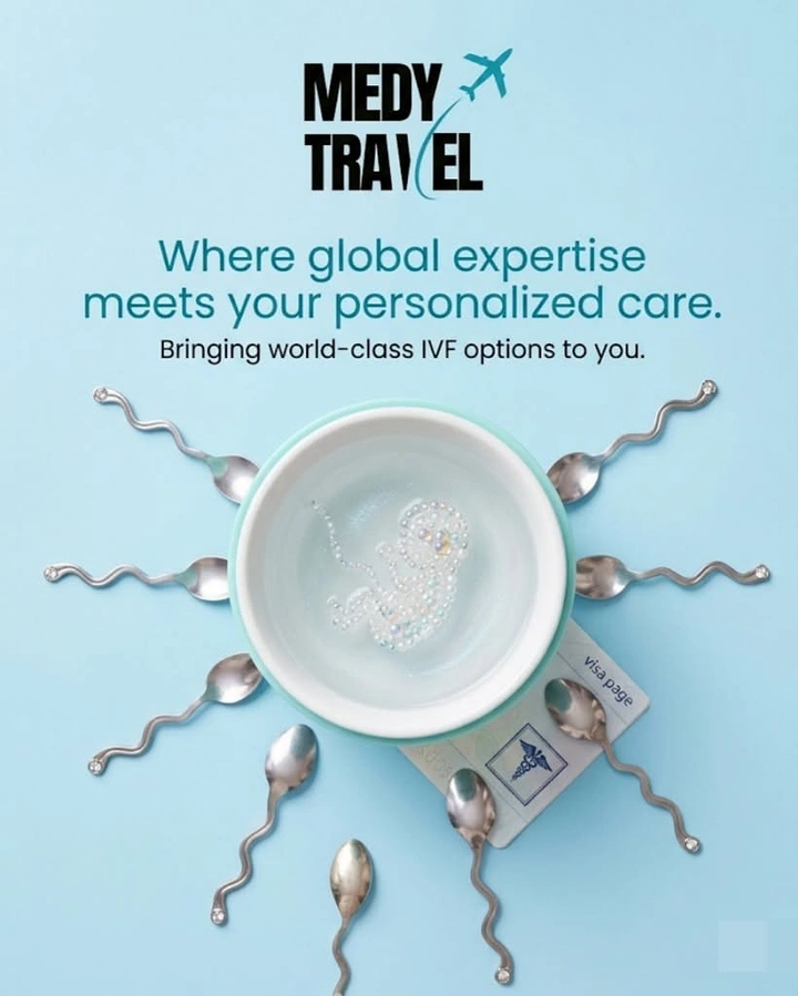 IVF & Fertility Clinics creative ad: Spoons as sperm swimming to bowl