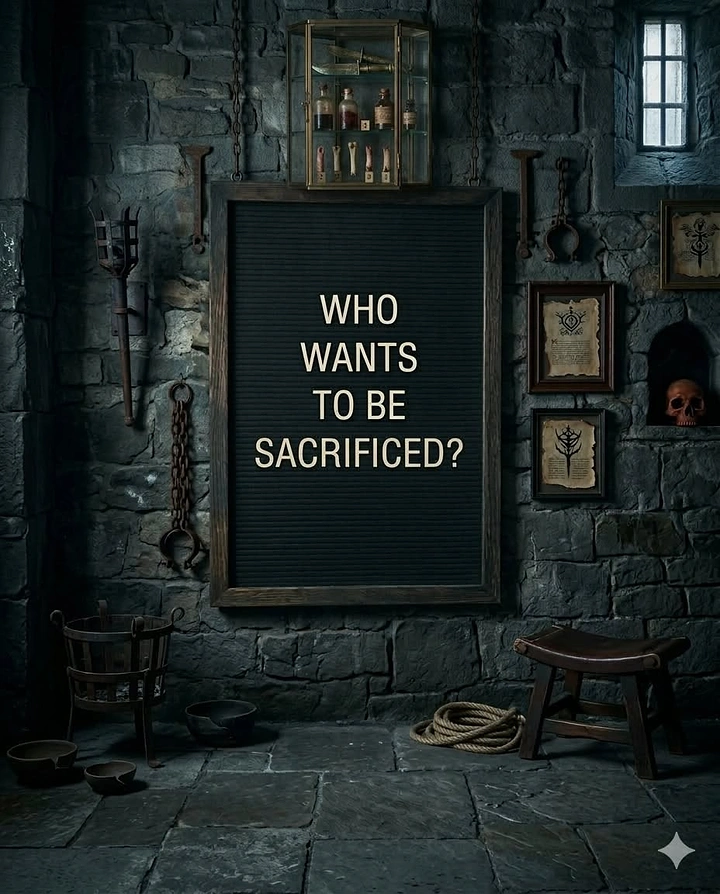 Escape Rooms creative ad: Strong sacrifice-room horror concept