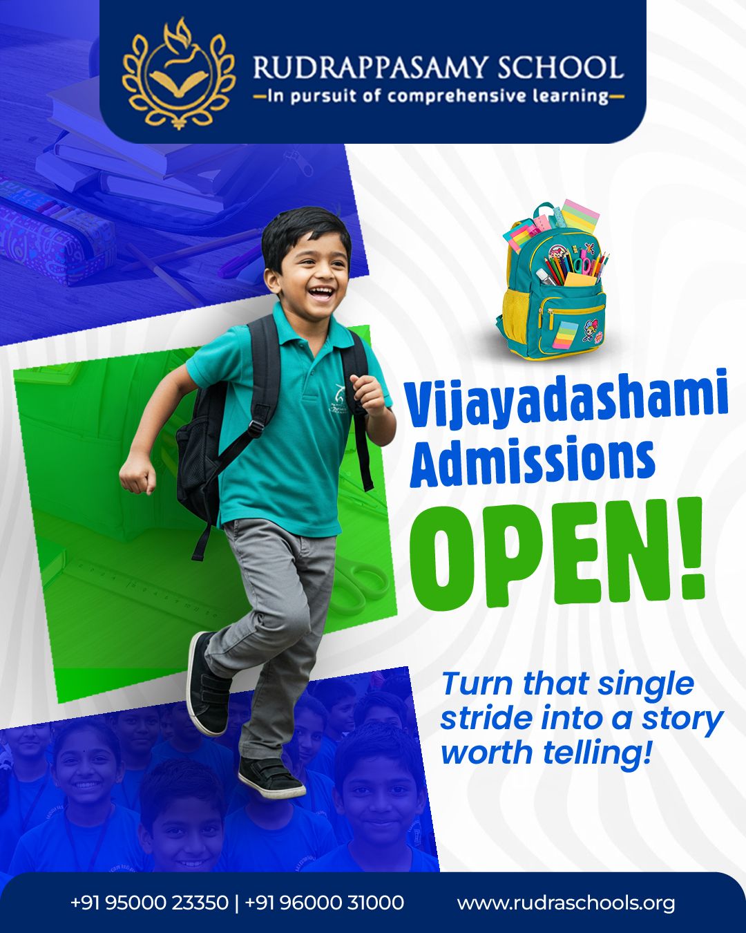 Instagram post: Child’s stride becomes an educational journey