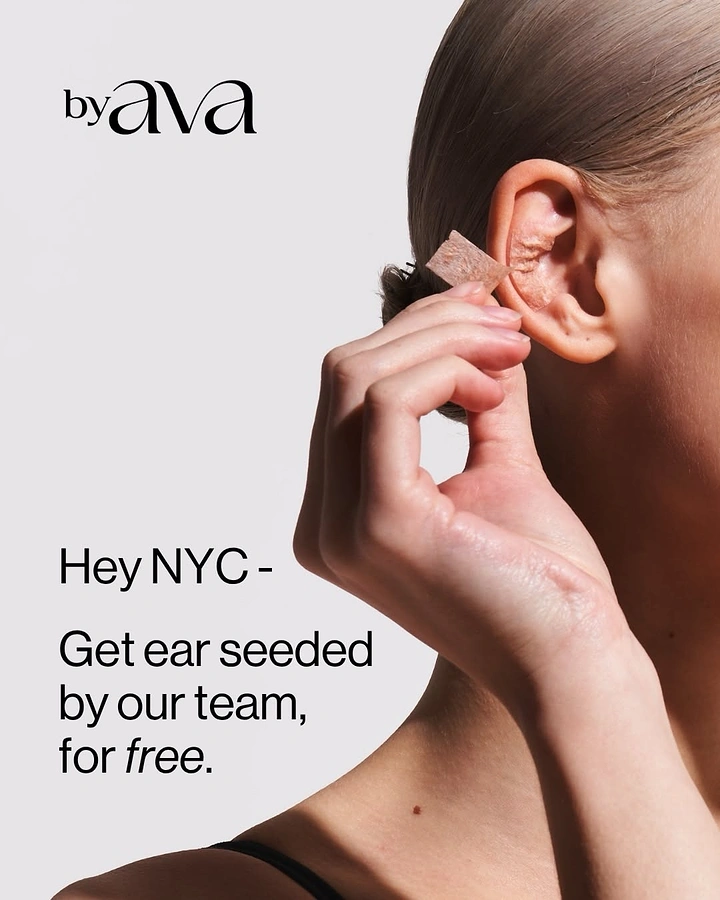 Hearing Aids creative ad: Witty 'ear seeded' copy, bold crop