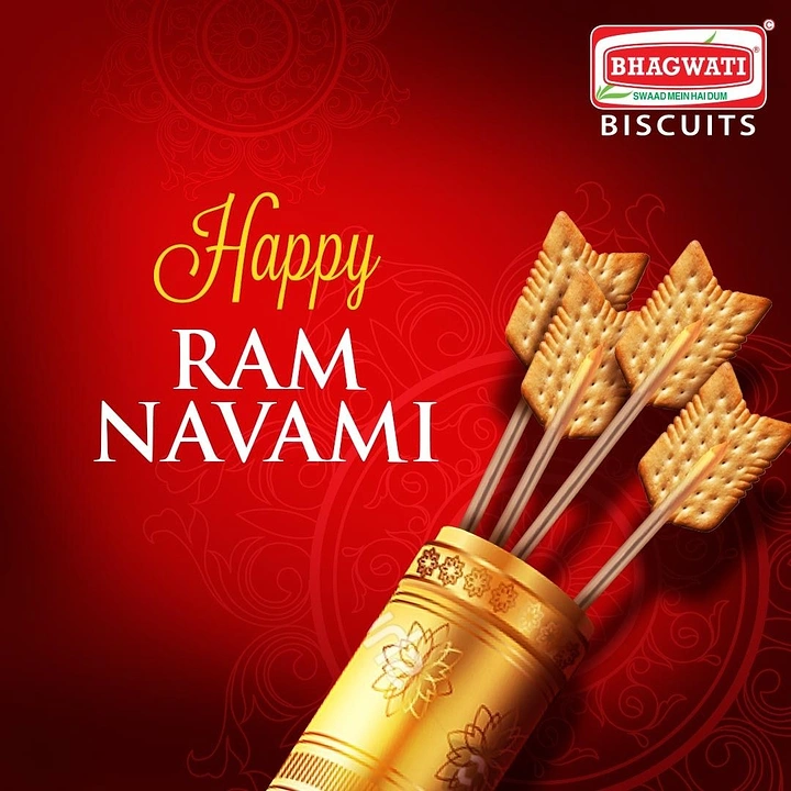 Ram Navami creative ad: Biscuits become arrowheads in golden quiver