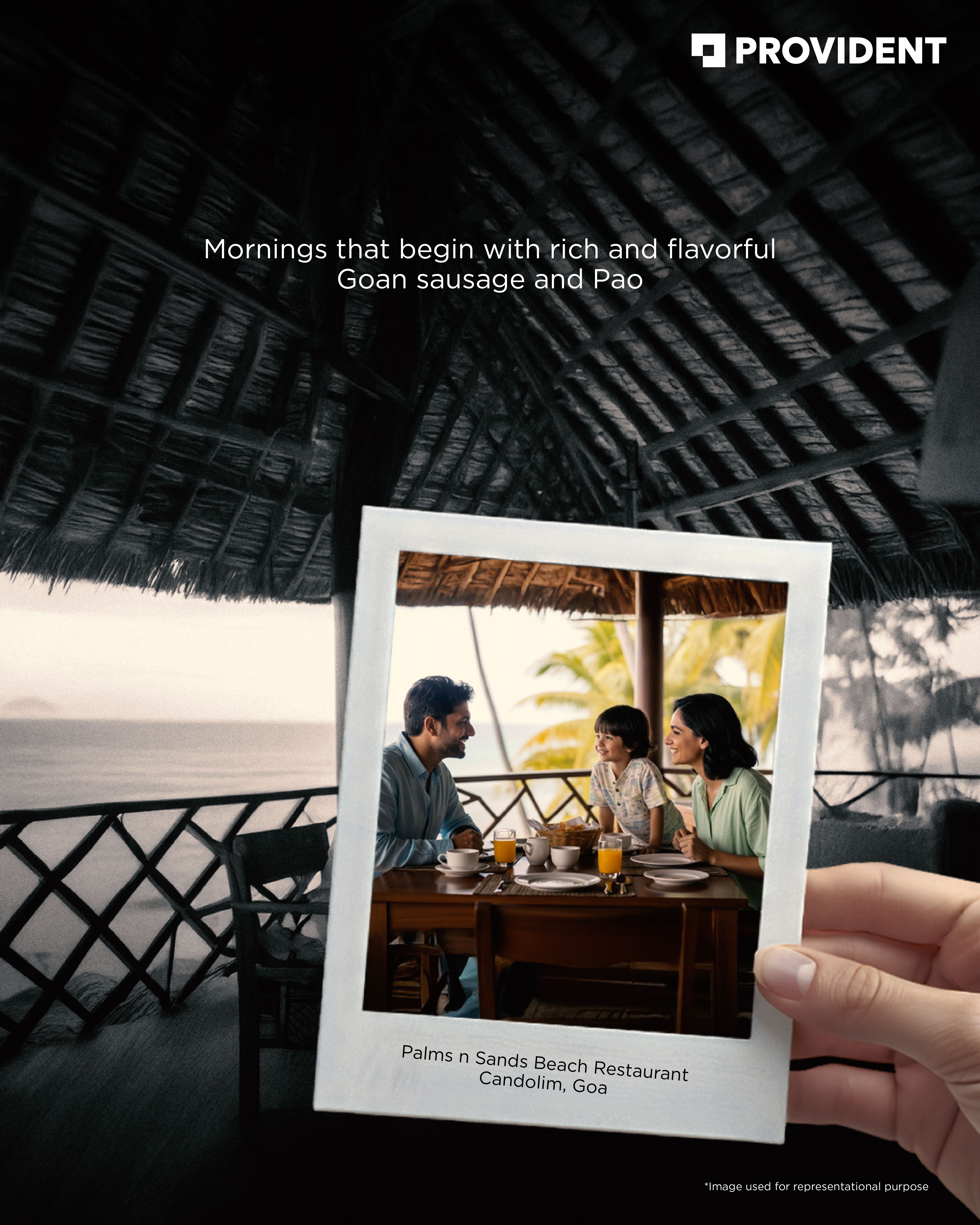 Instagram post: Framed dining memory creates visual narrative, slide 1