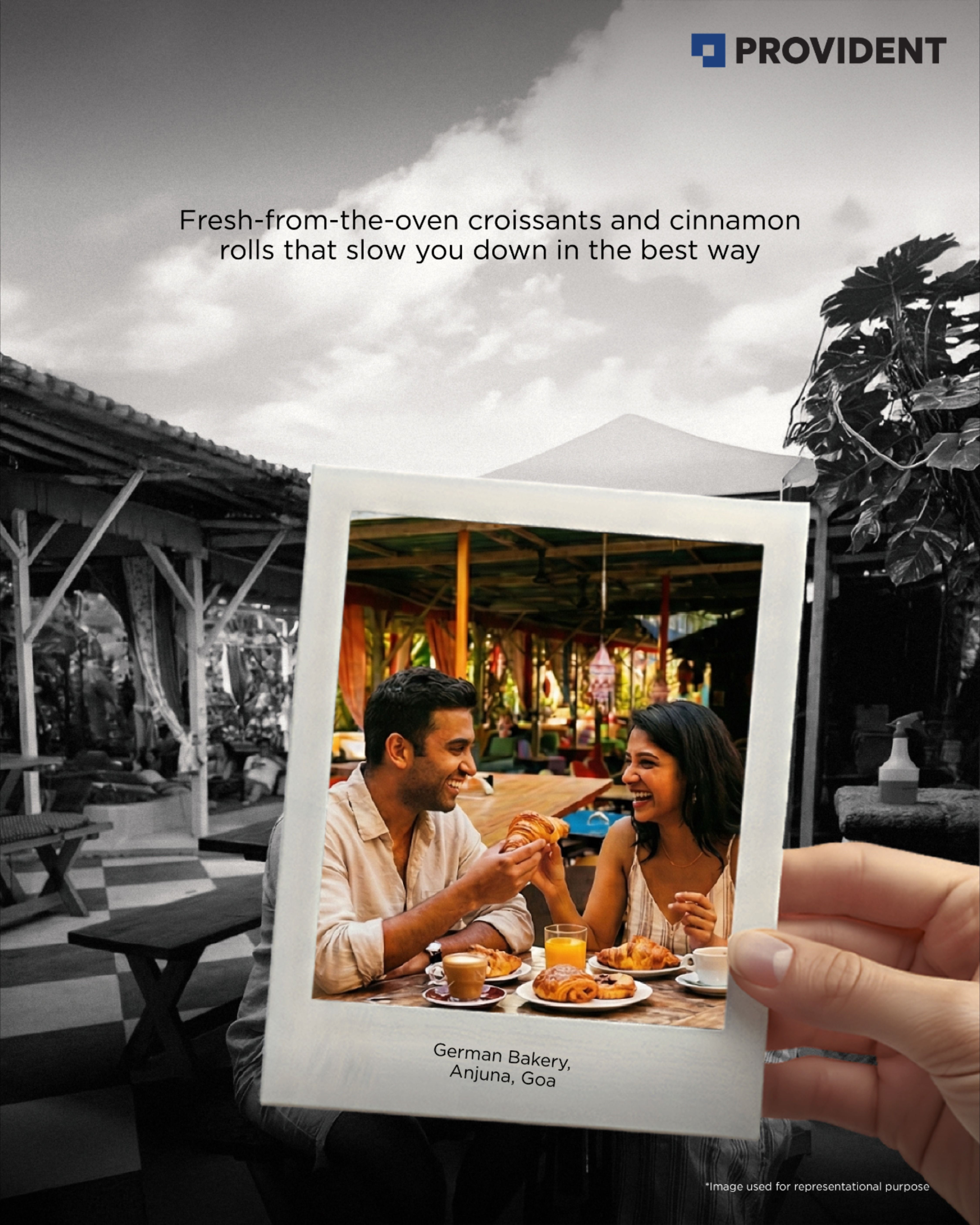 Instagram post: Framed dining memory creates visual narrative, slide 2
