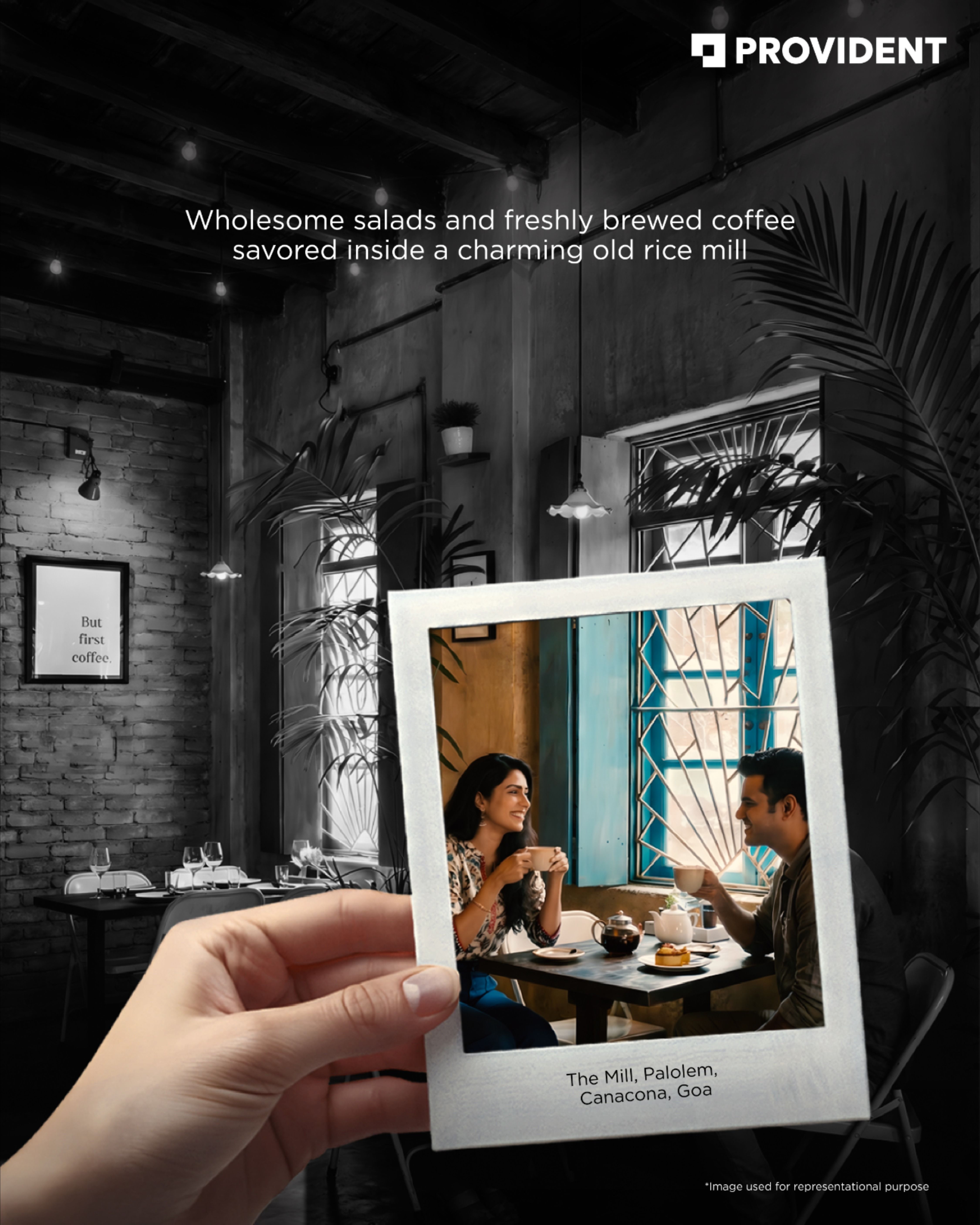 Instagram post: Framed dining memory creates visual narrative, slide 3