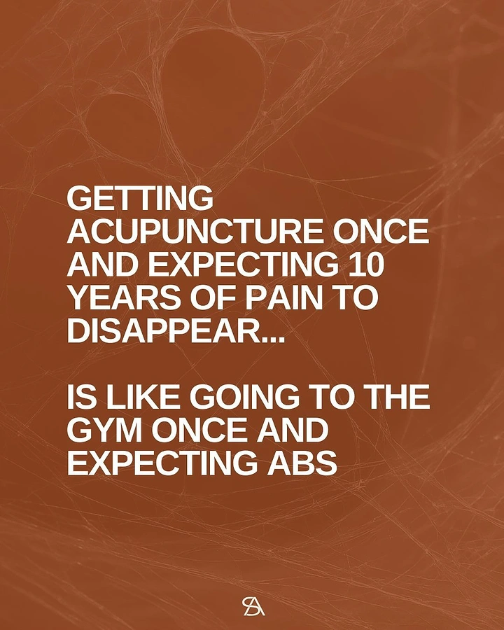 Acupuncture & Cupping Clinics creative ad: Witty gym analogy makes treatment point
