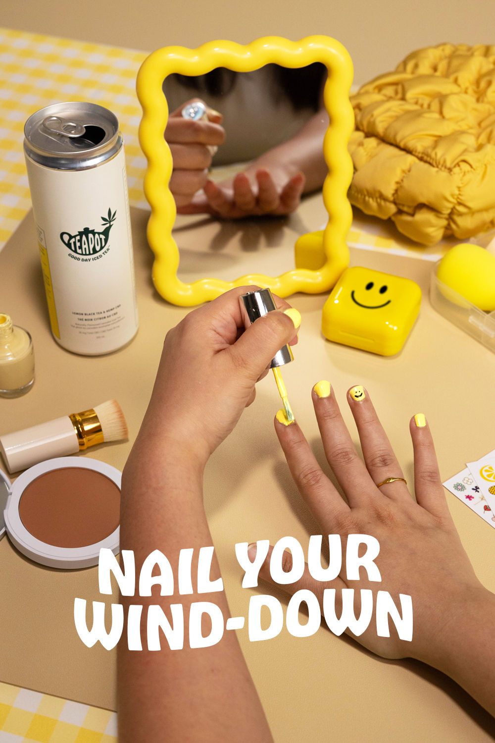 Story: Nail your wind-down pun anchors lifestyle scene