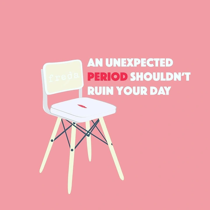 Period Care & Feminine Hygiene creative ad: Chair metaphor for periods disrupting plans