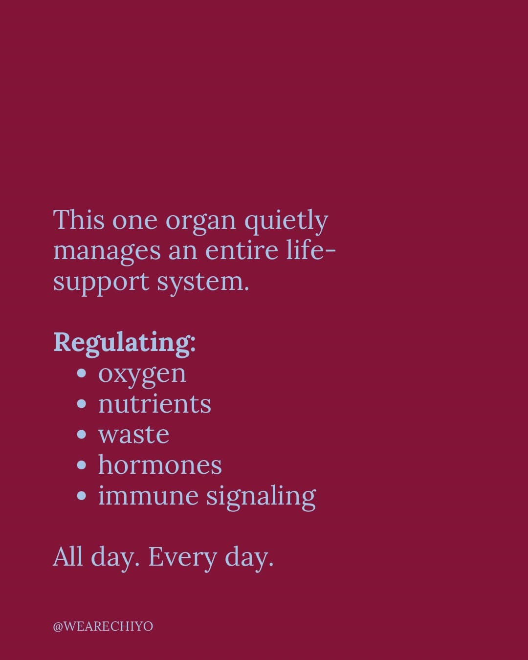 Instagram post: Witty 'temporary organ' fact, bold layout, slide 3