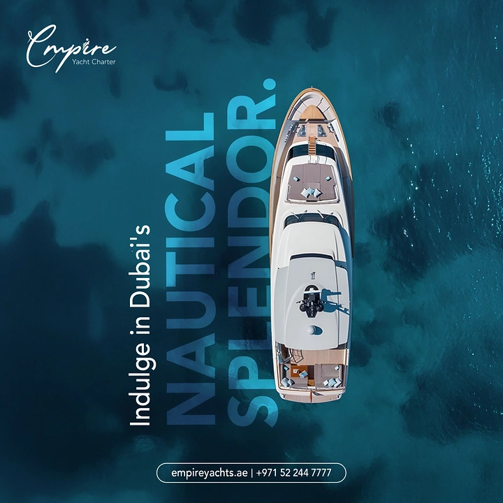 Cruises & Cruise Lines creative ad: Yacht forms striking nautical typography composition