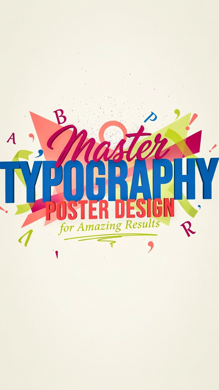 Design & Animation Schools creative ad: Typography becomes the visual subject