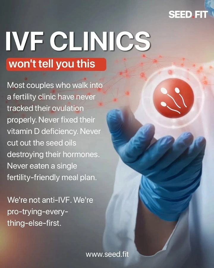 IVF & Fertility Clinics creative ad: Provocative 'won't tell you' contrarian copy