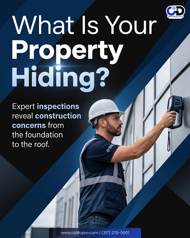 Home Inspectors creative ad: Property-hiding reveal framing