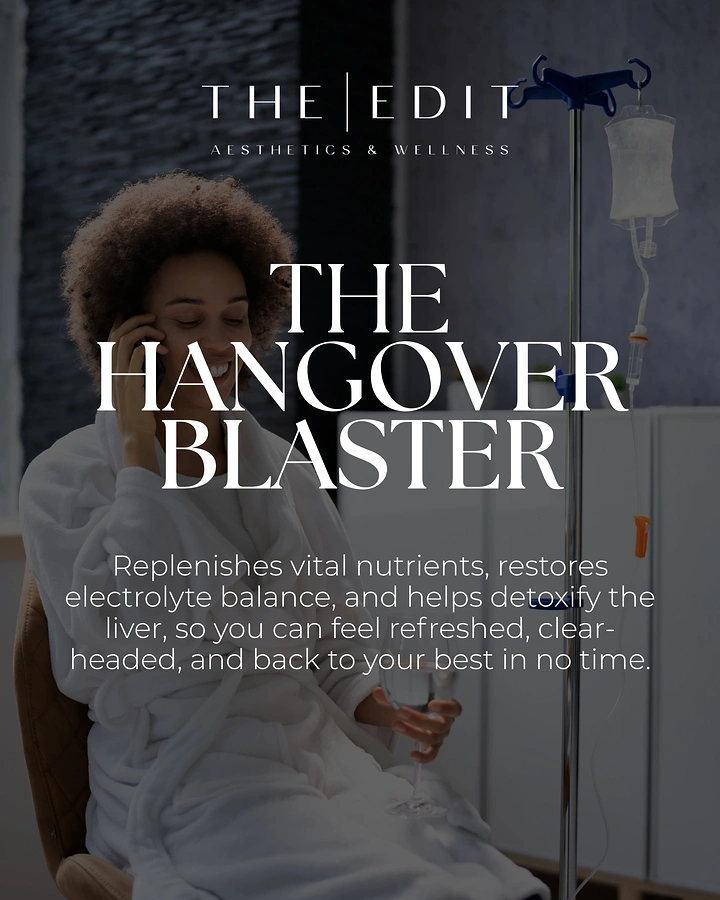 IV Therapy & Drip Bars creative ad: Witty hangover recovery product framing
