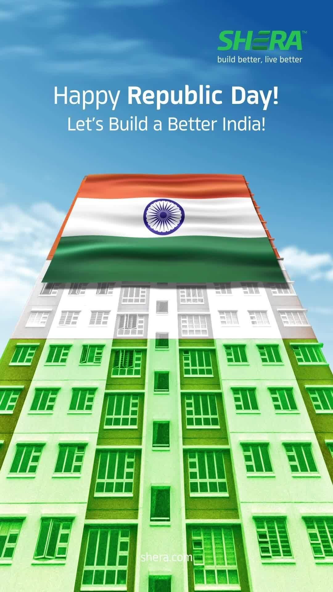 Building facade painted as tricolor flag