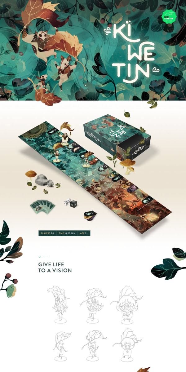 Story: Board game staged as fantasy ecosystem