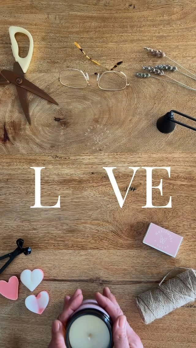 Candles & Home Fragrance creative ad: Candle forms the O in LOVE