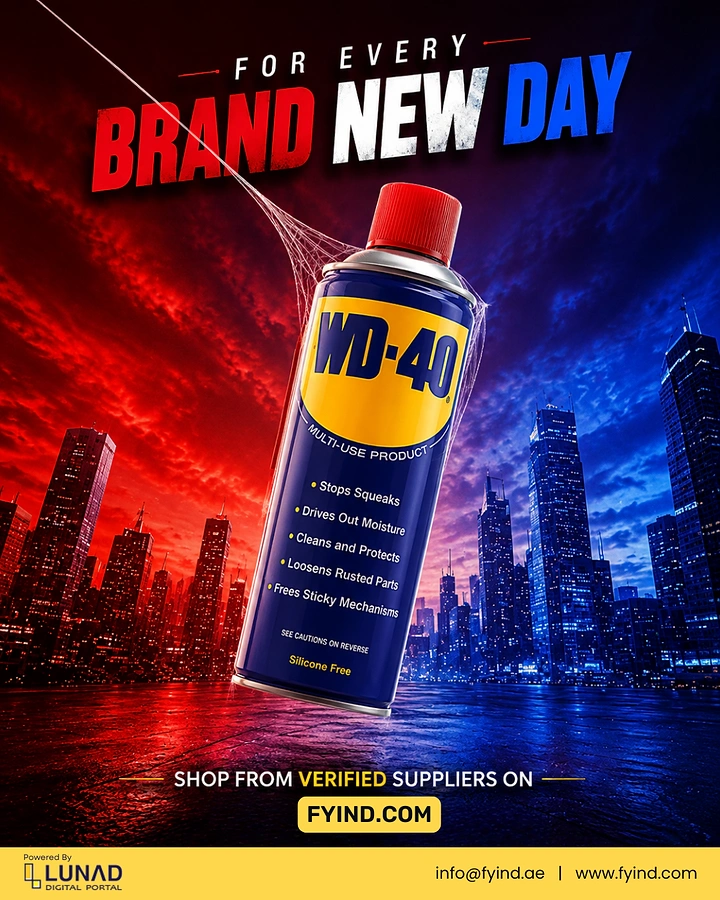 Engine Oil & Lubricants creative ad: Day-night city reinforces brand-new-day copy