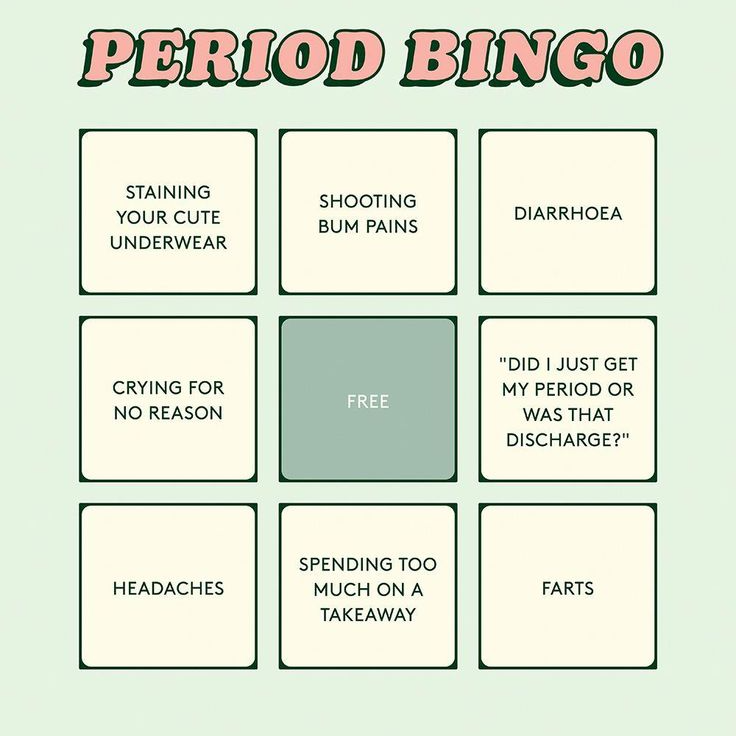Instagram post: Period bingo creates playful interaction