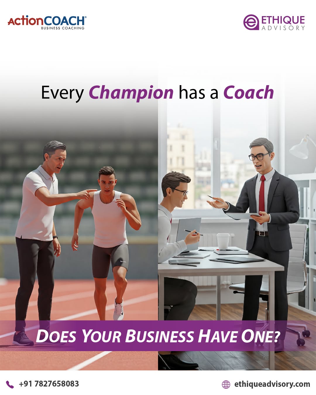 Instagram post: Champion metaphor connects sport and coaching