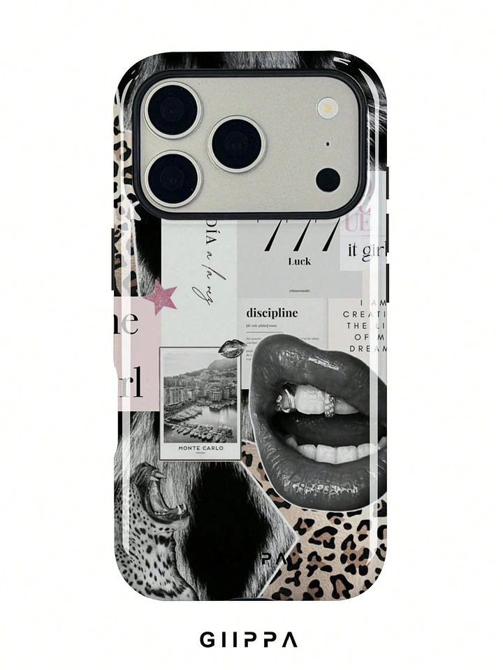 Phone Cases & Mobile Accessories creative ad: Collage artwork makes the case distinctive