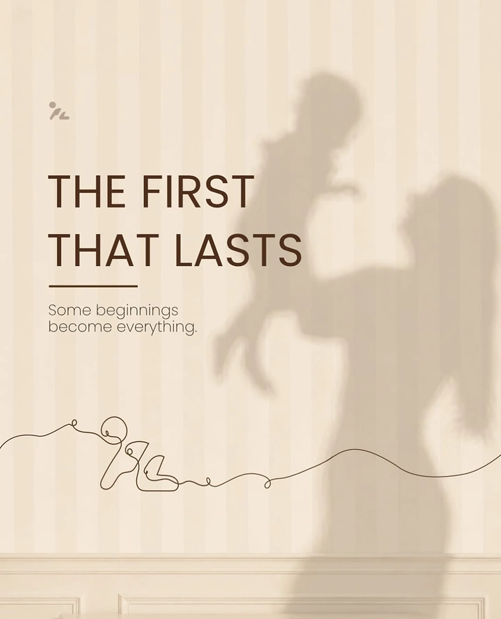 Maternity Hospitals & Gynaecologists creative ad: Pregnancy silhouette supports lasting-beginnings idea
