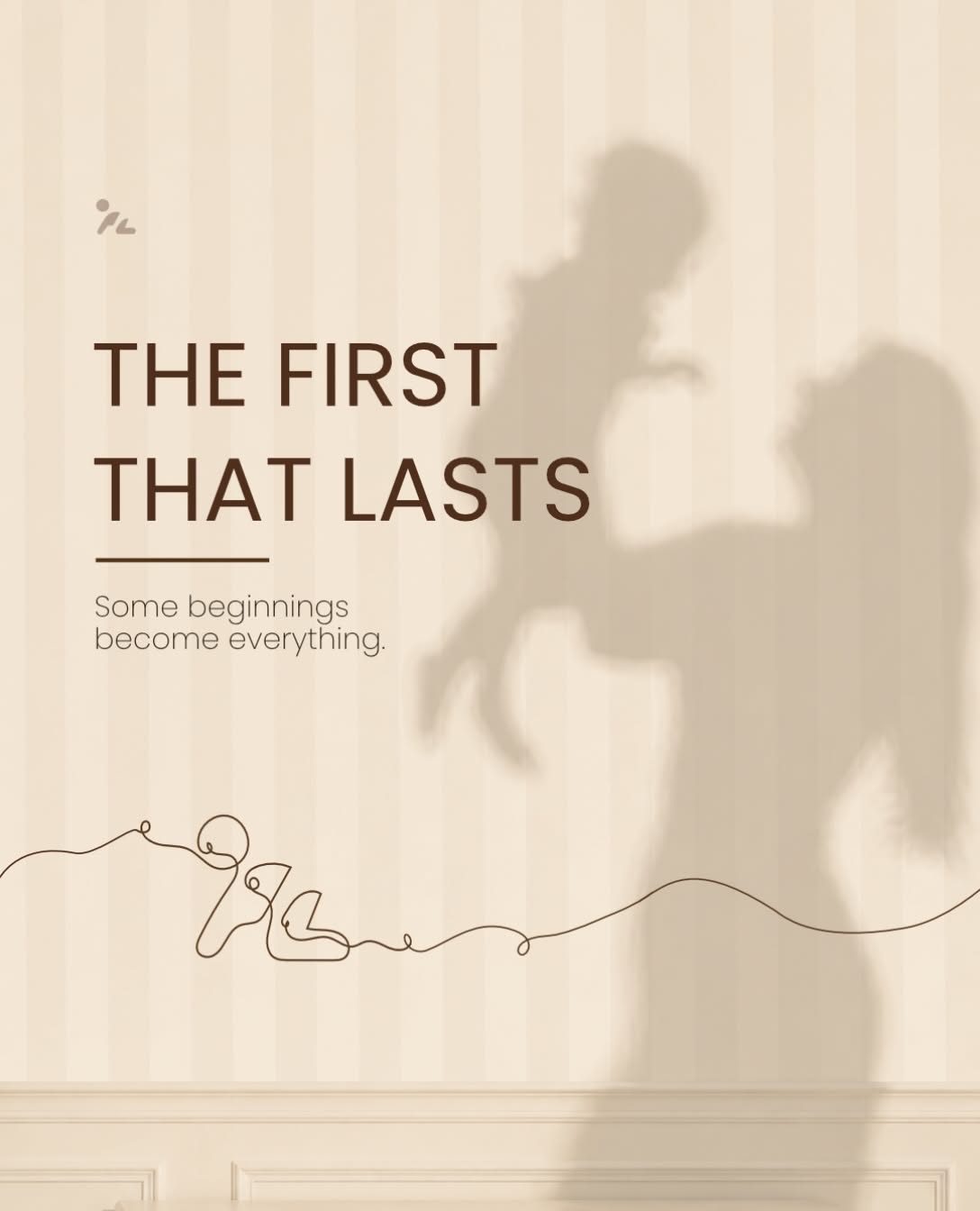 Instagram post: Pregnancy silhouette supports lasting-beginnings idea