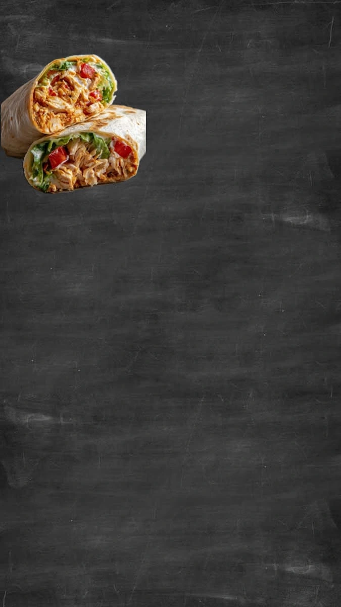 Arabic & Middle Eastern Restaurants creative ad: Floating kebab against chalkboard