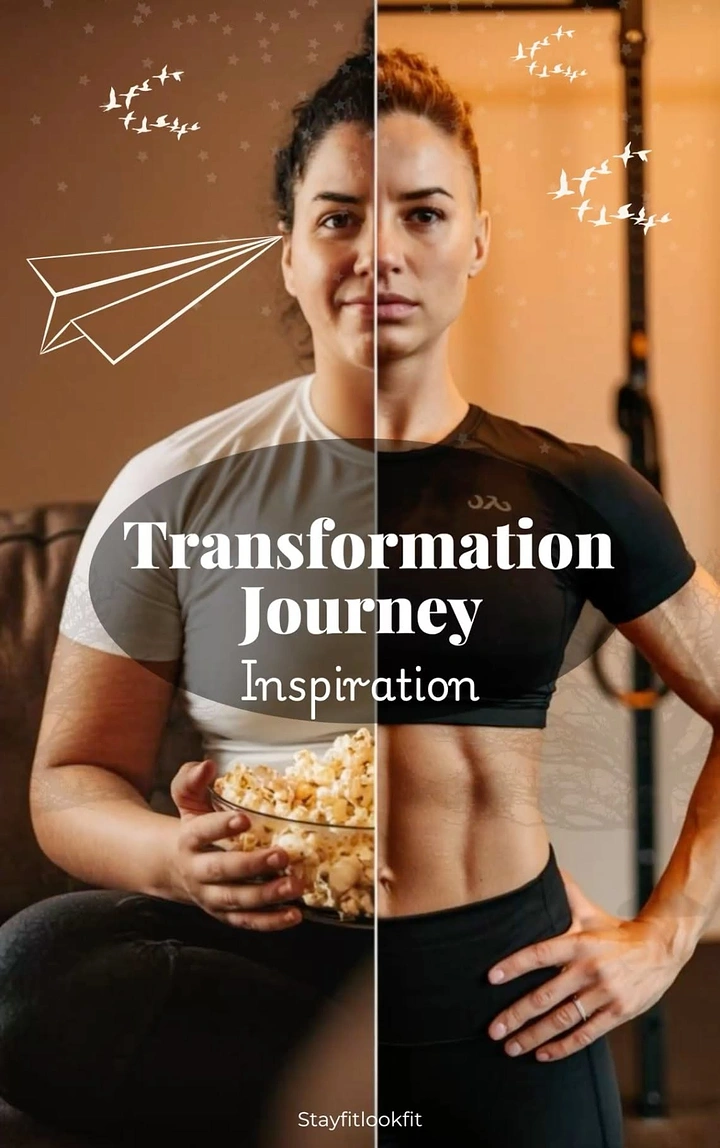 Weight Loss Clinics creative ad: Paper-plane journey metaphor with strong transformation