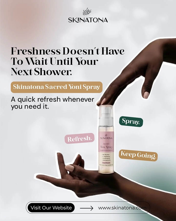 Period Care & Feminine Hygiene creative ad: Freshness positioned between showers