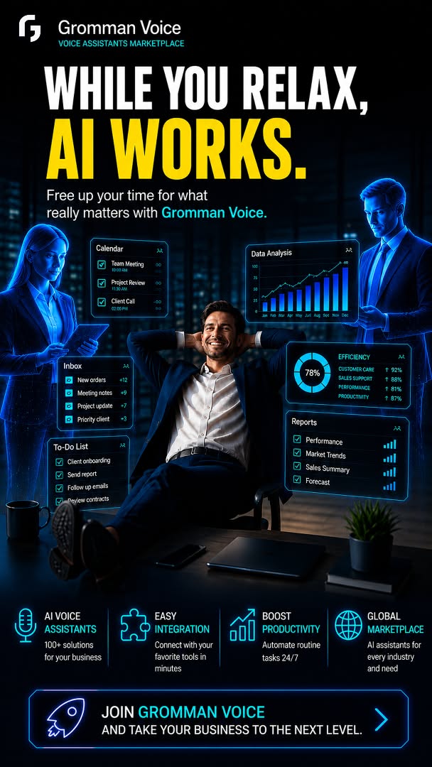 Story: Relaxing while AI works visual idea