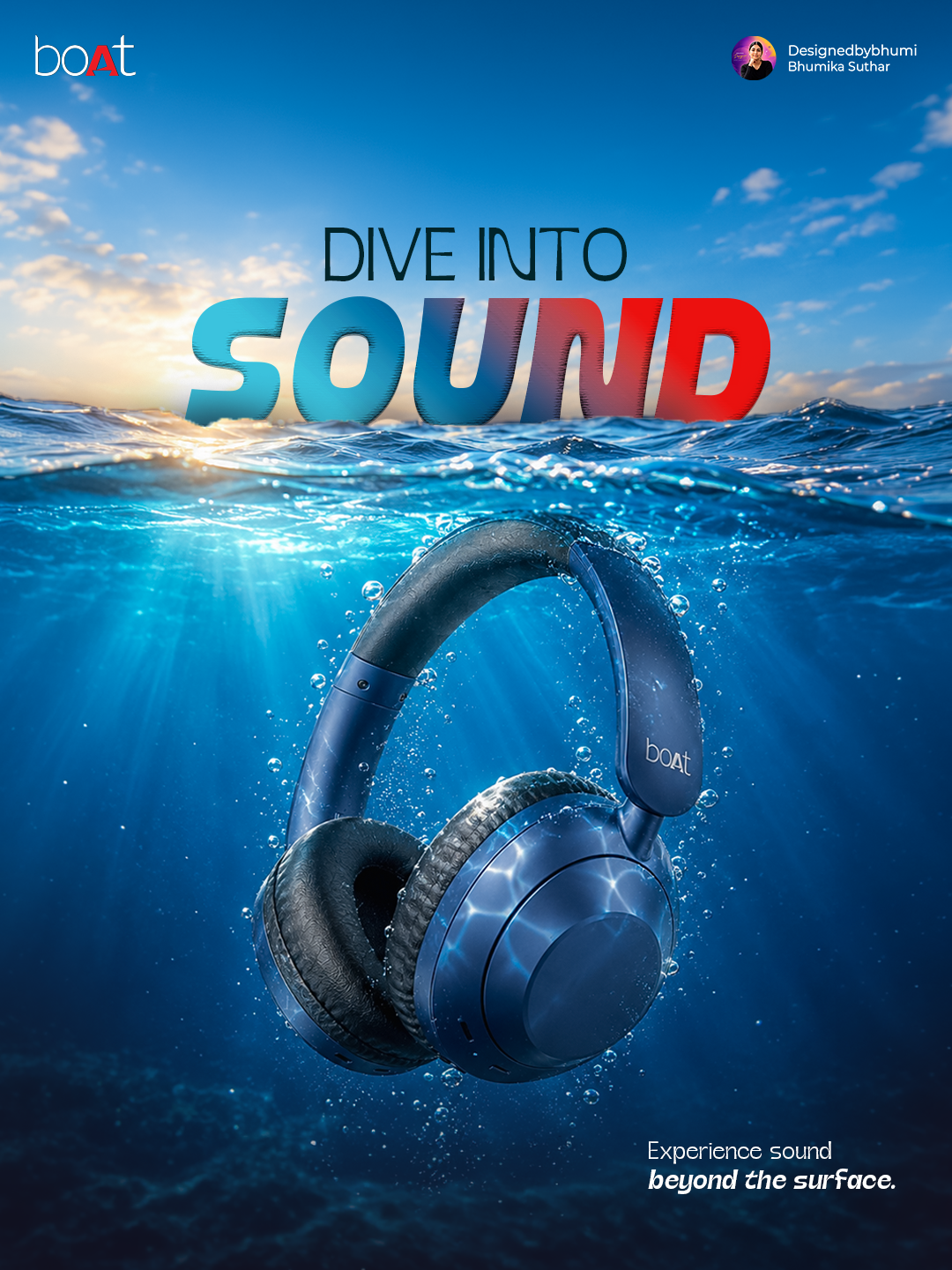 Instagram post: Underwater scene makes diving into sound literal