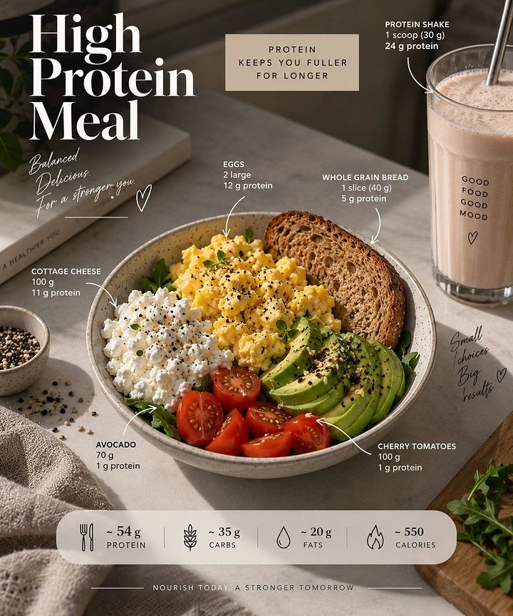 Salad Bars & Healthy Restaurants creative ad: exceptional nutritional breakdown infographic post