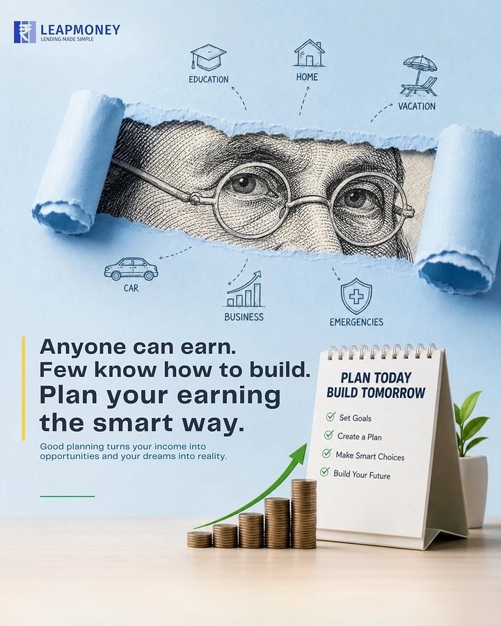 Stock Brokers & Investing creative ad: Torn blue paper revealing engraved banknote portrait eyes