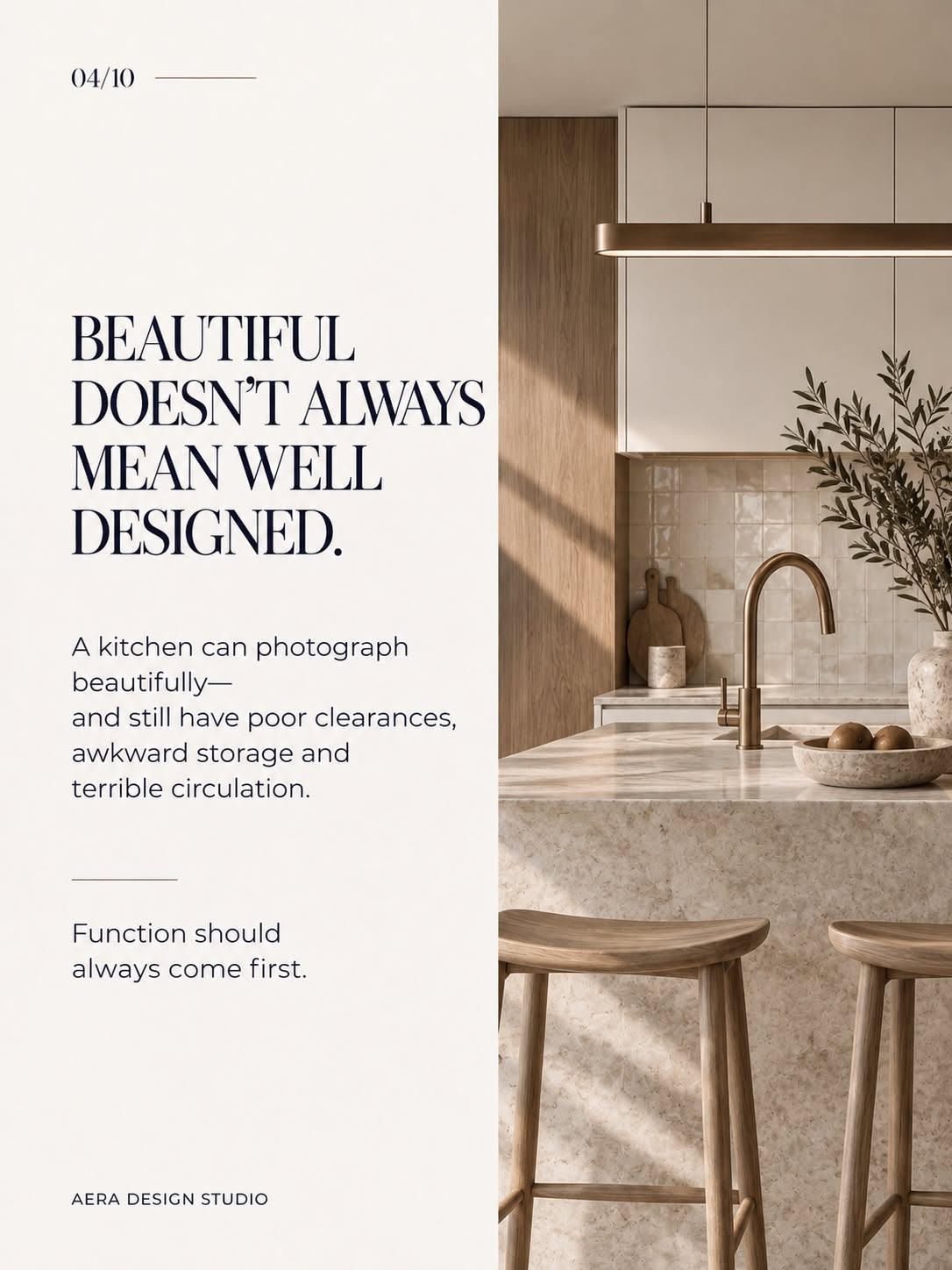 Carousel: Material moodboard of stone, wood and metal finishes, slide 4
