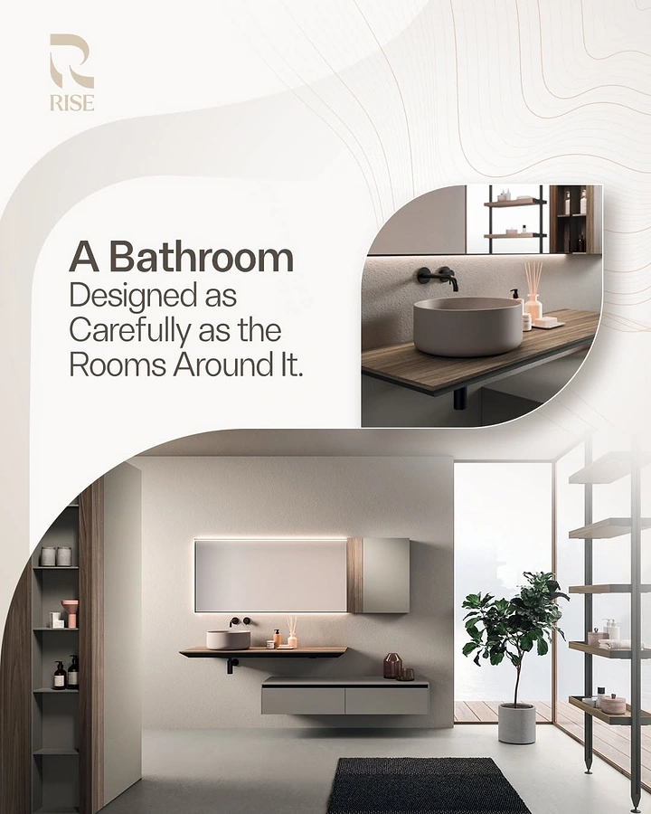 Home Renovation & Remodeling creative ad: Distinctive rounded architectural composition