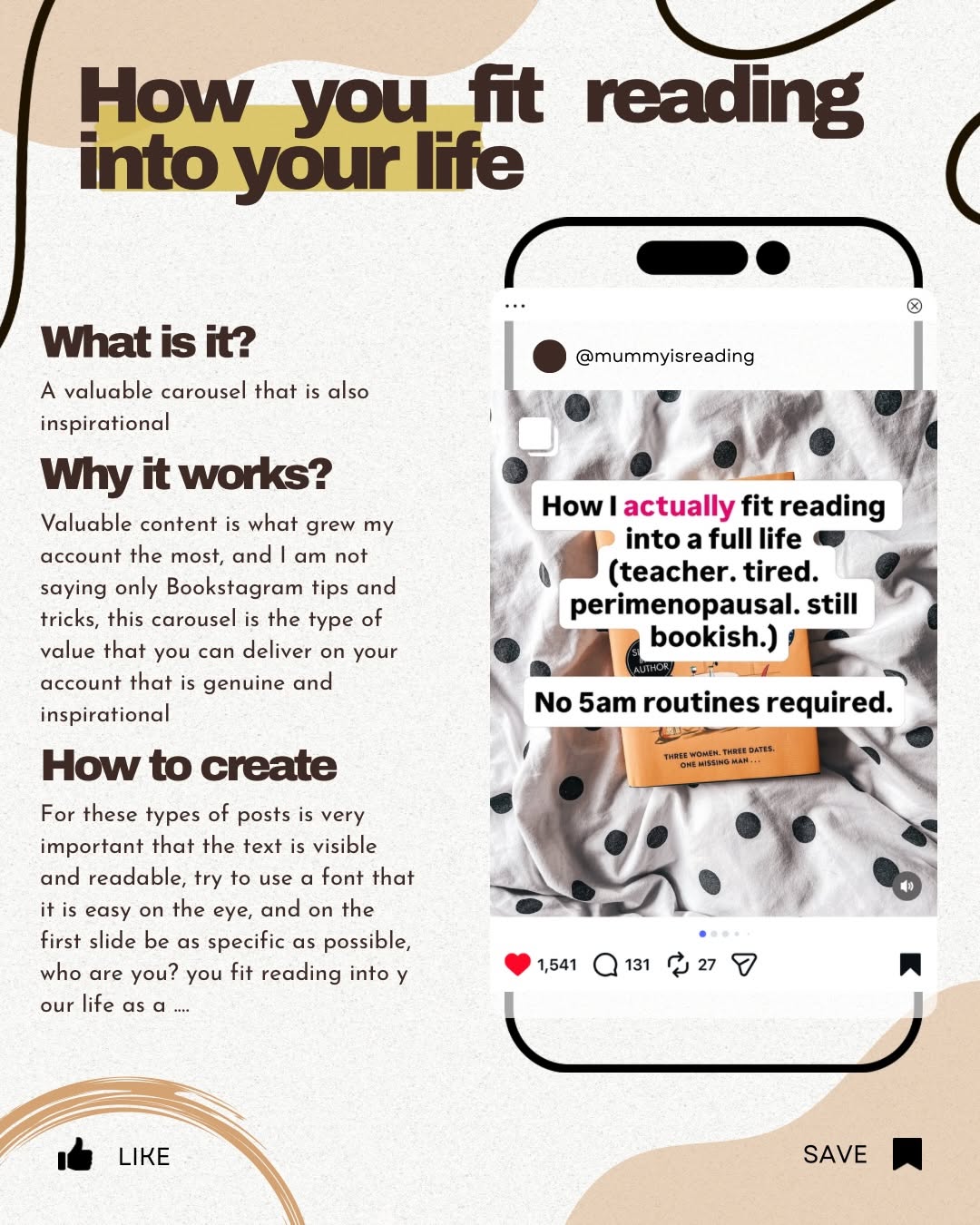 Witty 'broke my algorithm' Bookstagram post